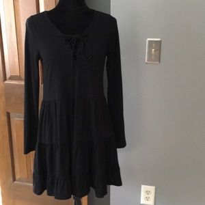 Altar’d State Black Knit Dress